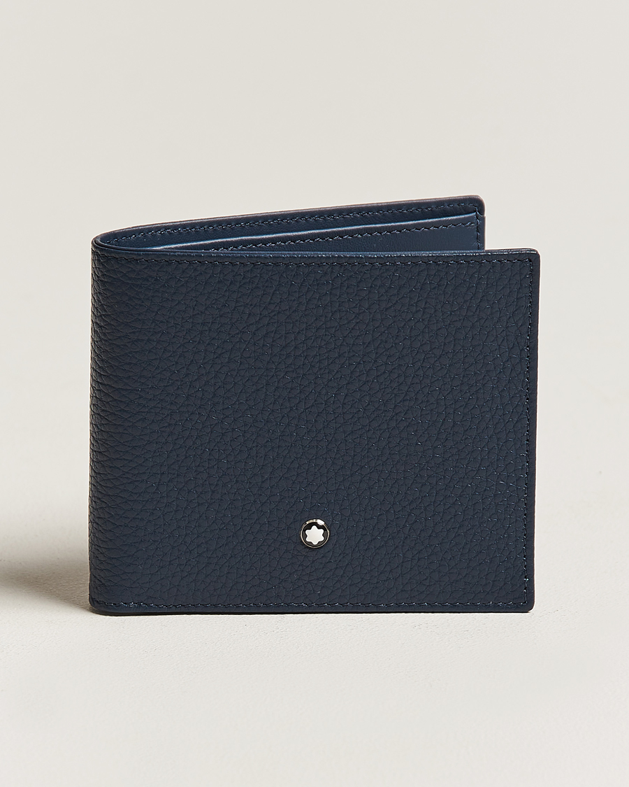 Heren |  | Montblanc | Meisterstück Soft Grain Wallet 6cc Blue