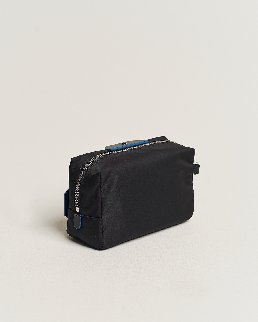 Heren |  | Montblanc | Blue Spirit Case Medium Wash Bag Black/Blue