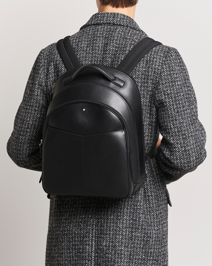 Heren |  | Montblanc | Sartorial Backpack Medium 3 Comp Black