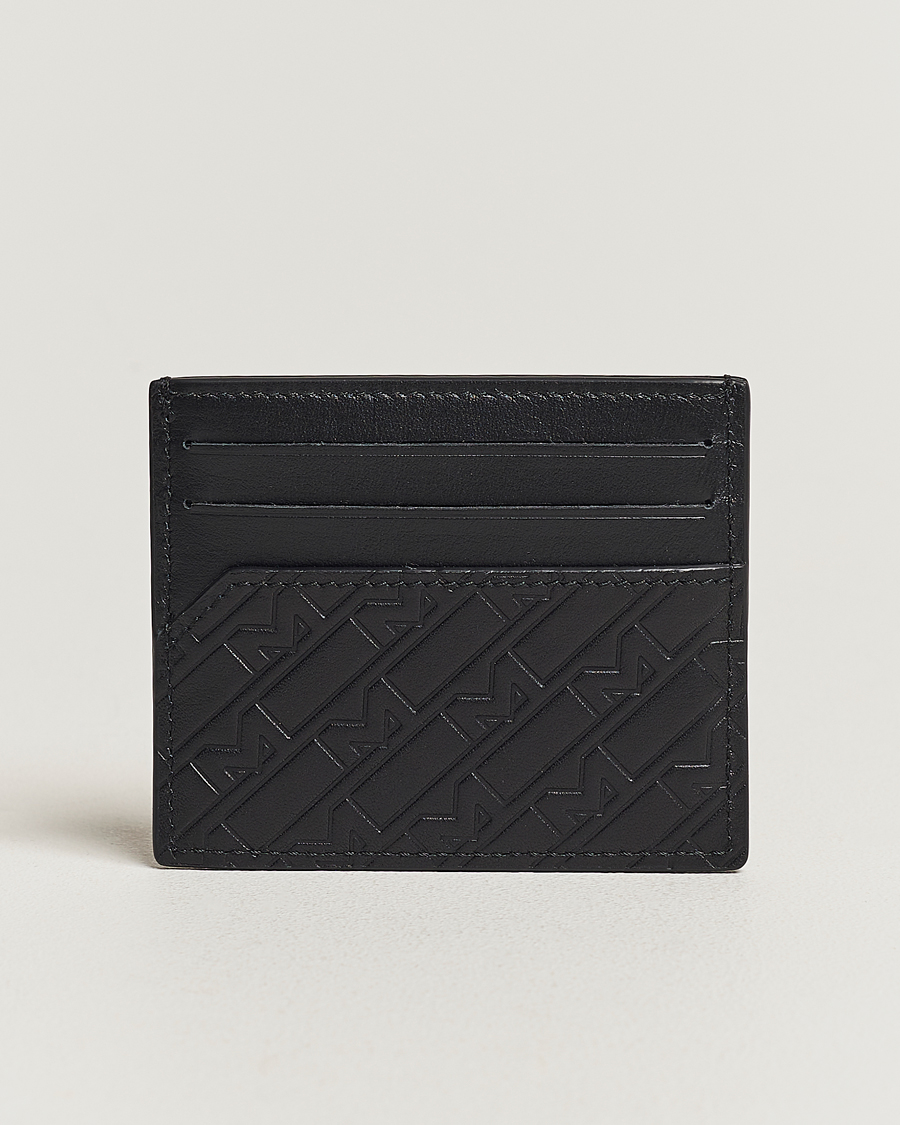 Heren | Portemonnees | Montblanc | M Gram Card Holder 6cc Black Leather