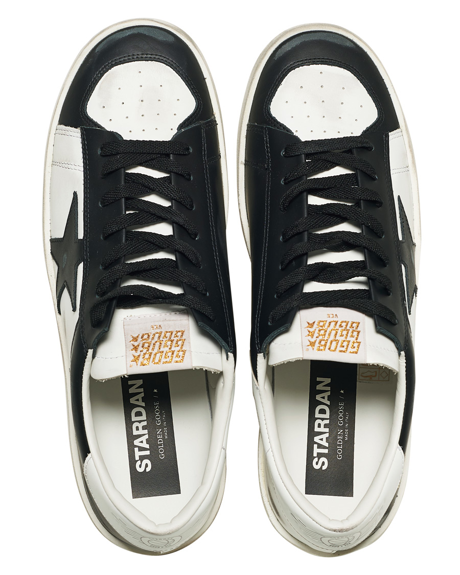 Heren | Golden Goose Deluxe Brand Stardan Sneaker White/Black | Golden Goose | Deluxe Brand Stardan Sneaker White/Black