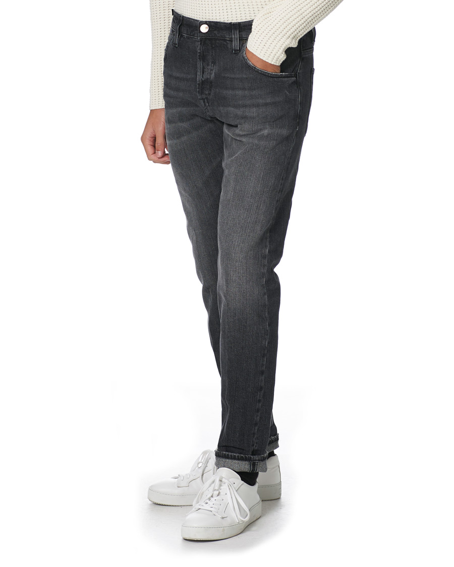 Heren | Jeans | PT01 | Slim Fit Japanese Selvedge Denim Black Wash