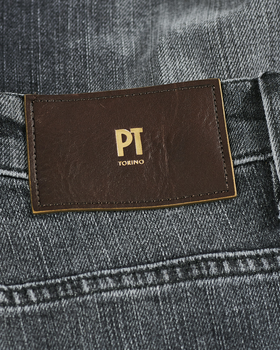 Heren | Jeans | PT01 | Slim Fit Japanese Selvedge Denim Black Wash