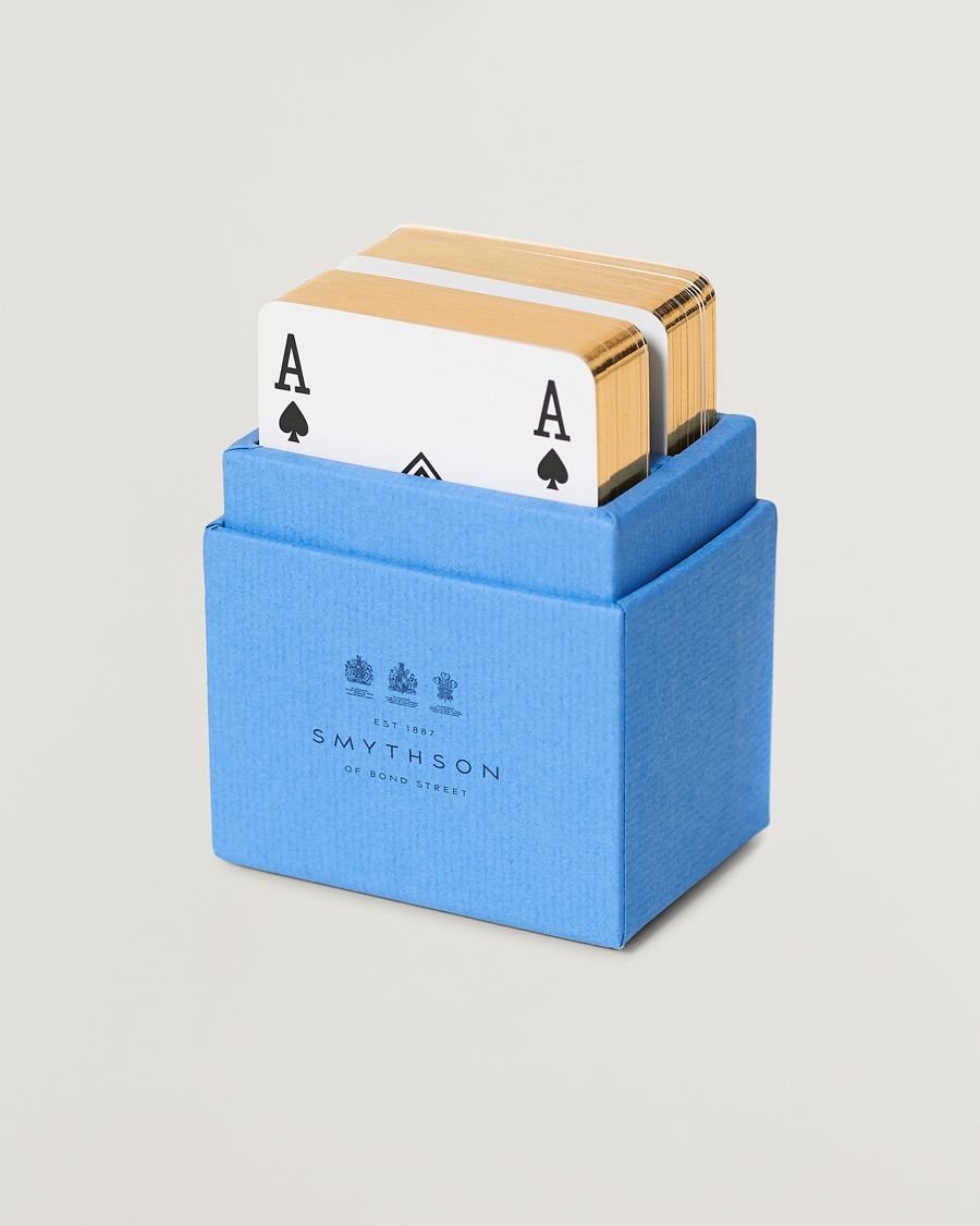 Heren | Thuis | Smythson | SmythsonPlaying CardNile Blue