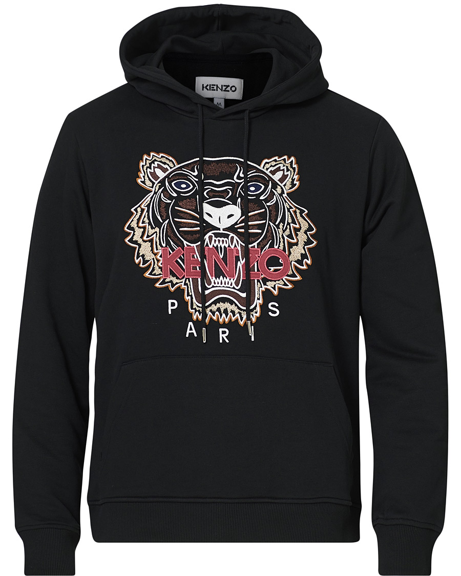 Heren | Truien | KENZO | Icon Tiger Hoodie Black