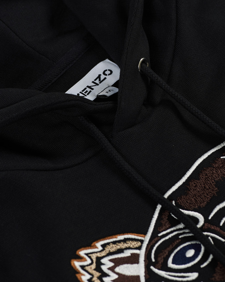 Heren | Truien | KENZO | Icon Tiger Hoodie Black