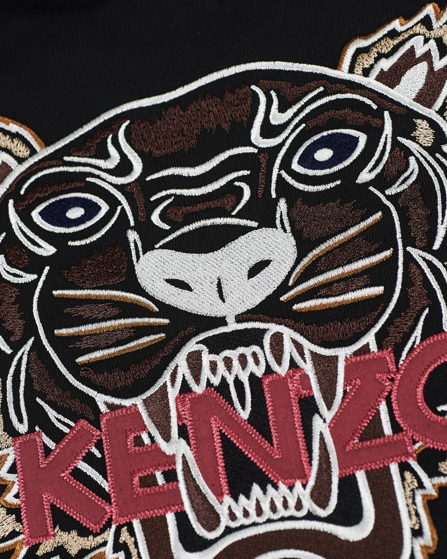 Heren | Truien | KENZO | Icon Tiger Hoodie Black