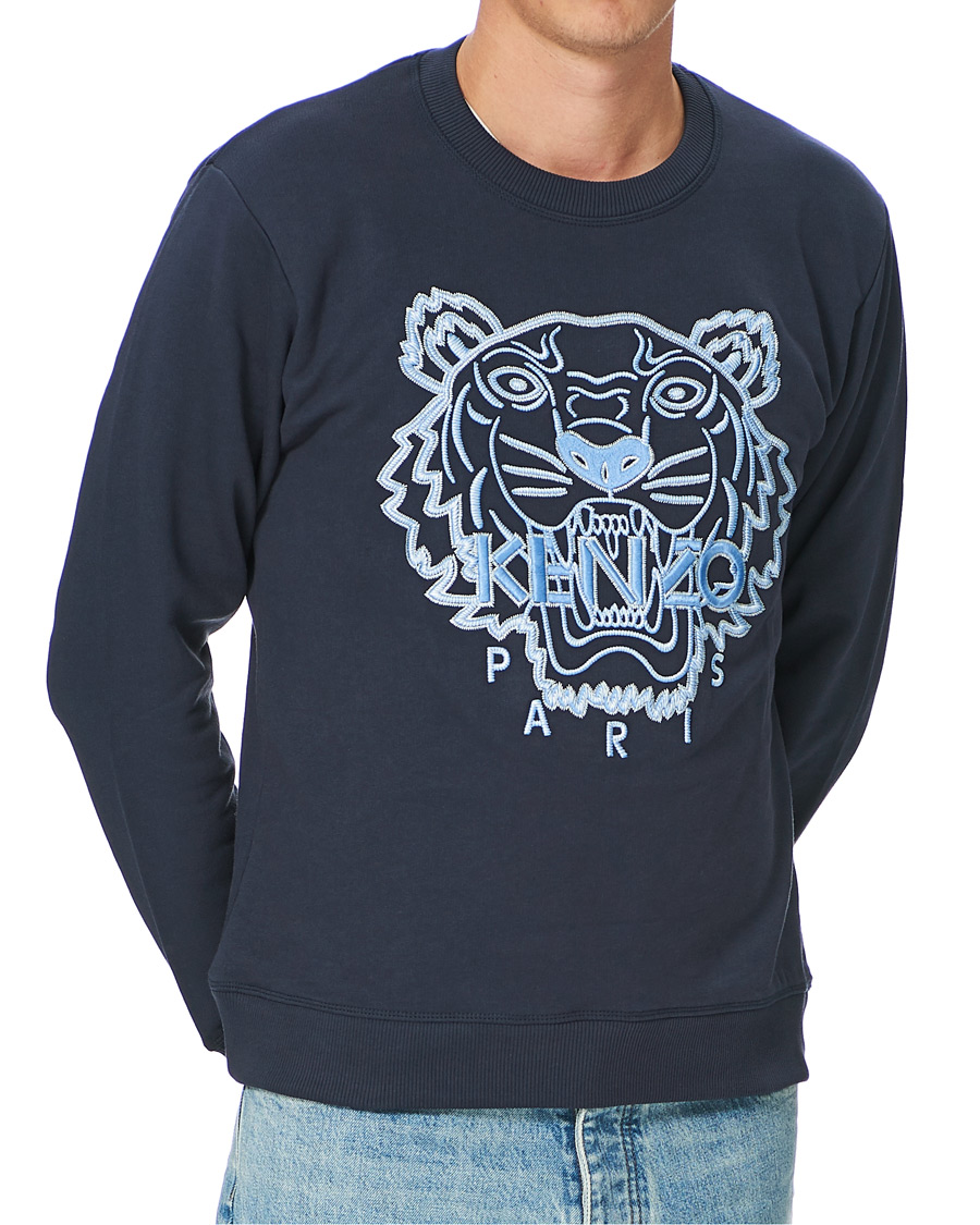 Heren | Truien | KENZO | Icon Tiger Sweatshirt Navy