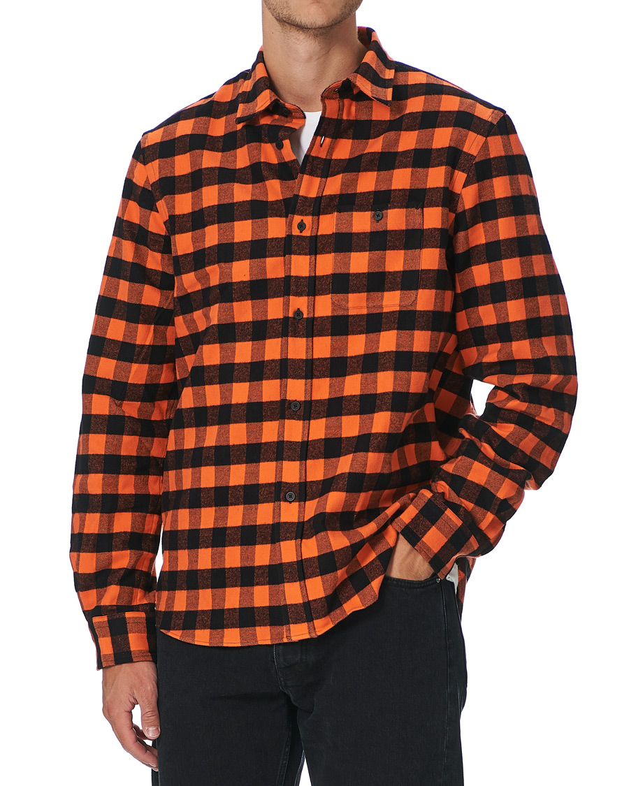 Heren | Overhemden | KENZO | Flannel Shirt Orange Check