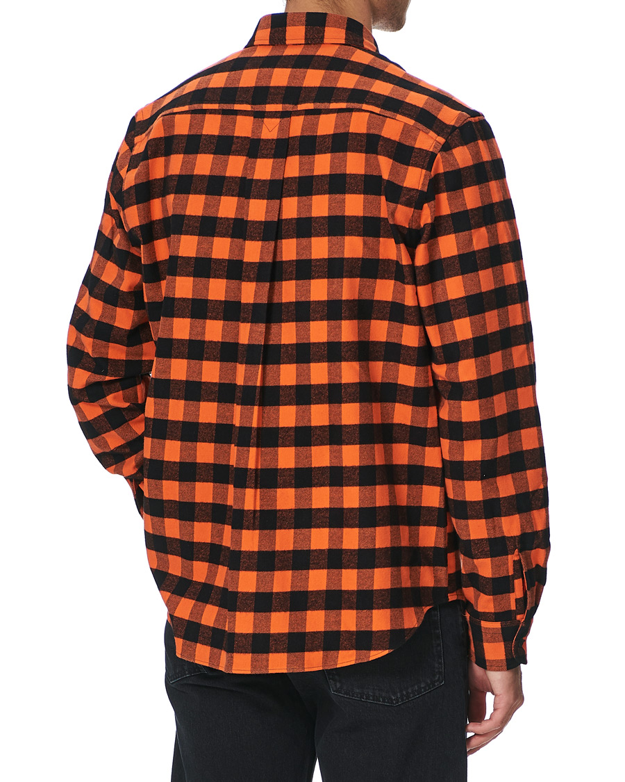 Heren | Overhemden | KENZO | Flannel Shirt Orange Check