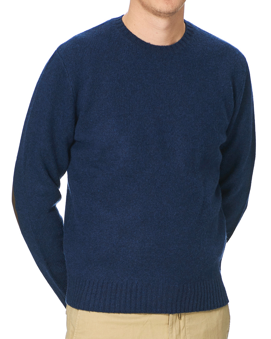 Heren | Truien | Polo Ralph Lauren | Wool/Cashmere Knitted Crew Neck Sweater Navy Heather