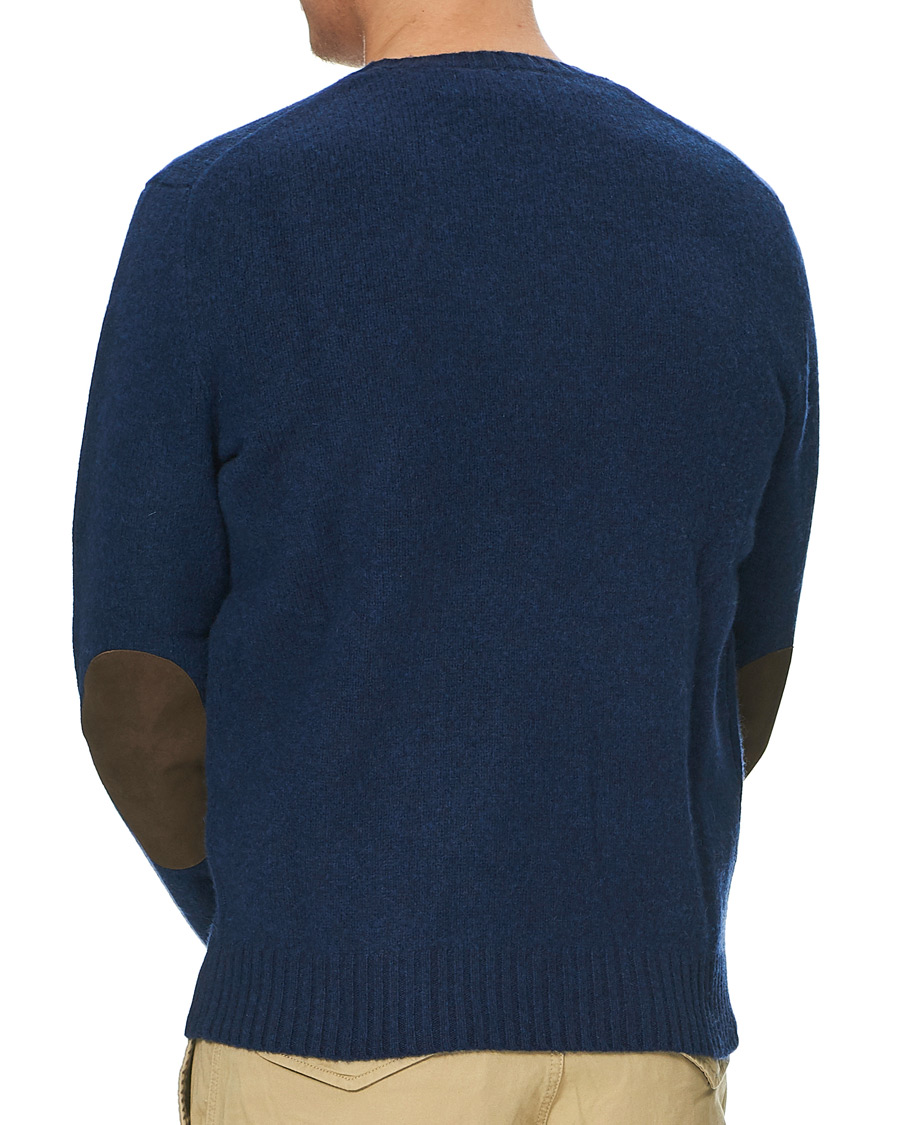 Heren | Truien | Polo Ralph Lauren | Wool/Cashmere Knitted Crew Neck Sweater Navy Heather