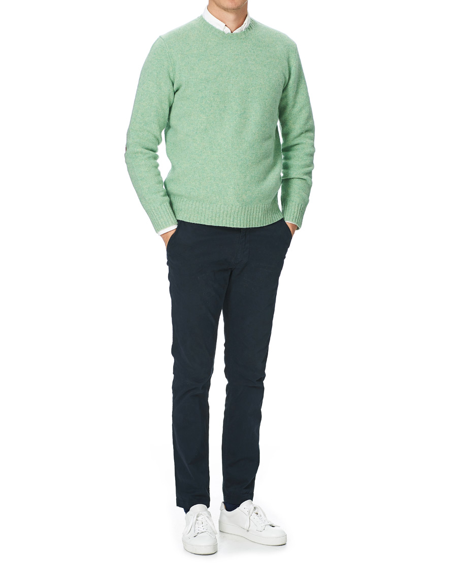 Heren | Truien | Polo Ralph Lauren | Wool/Cashmere Knitted Crew Neck Sweater Seafoam Green