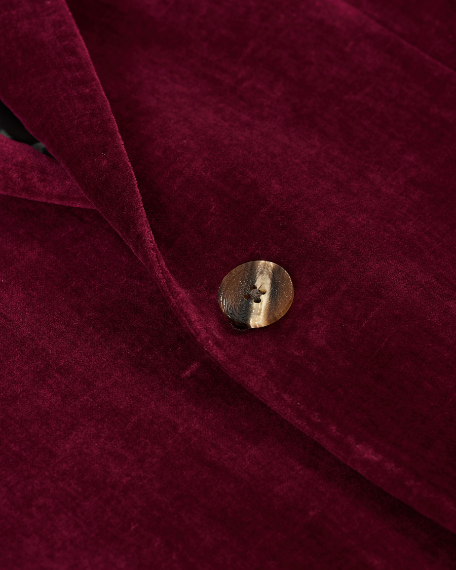 Heren | Blazers | Etro | Soft Velvet Blazer Bordeaux