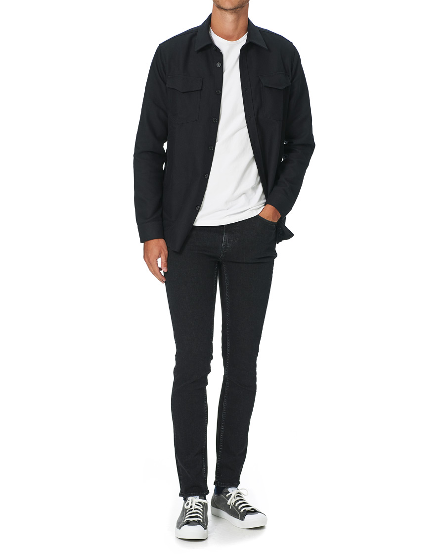Heren | Jeans | Tiger of Sweden | Leon Superstretch Jeans Black Lead
