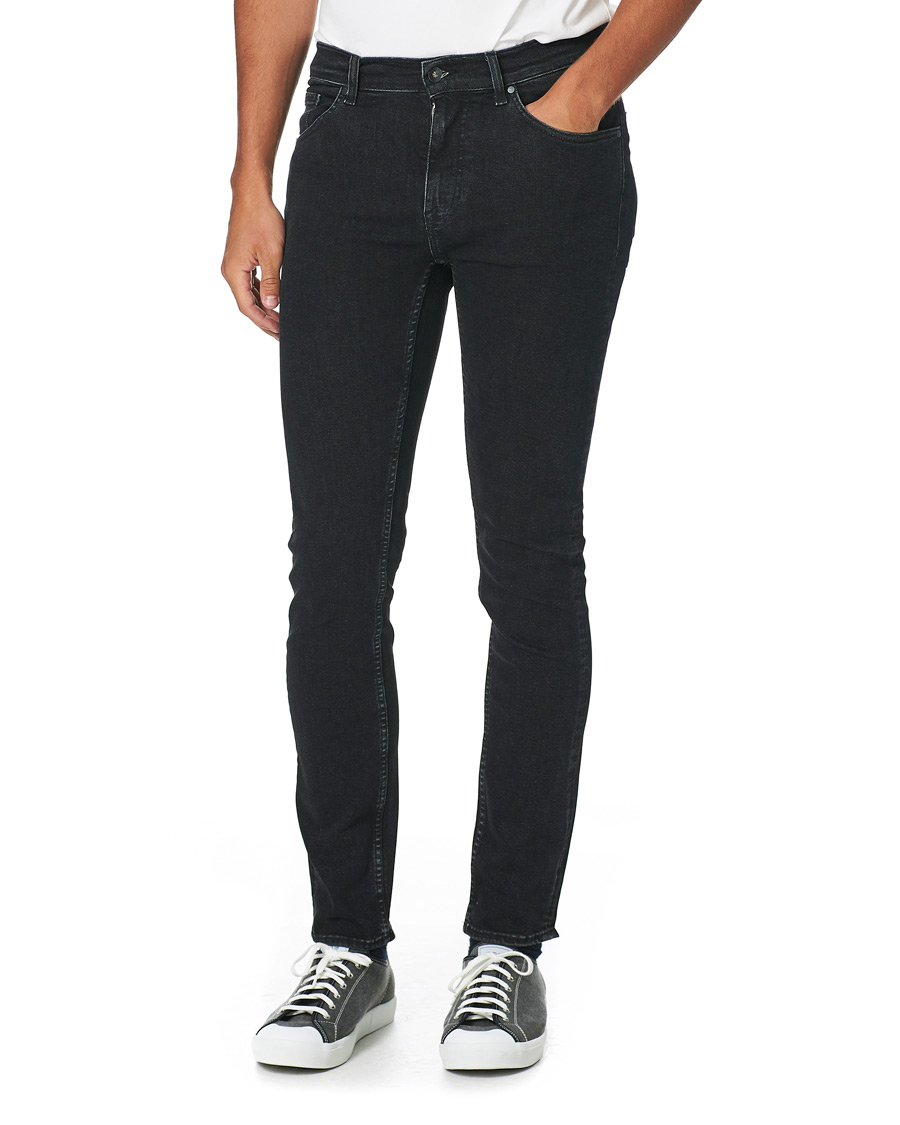 Heren | Jeans | Tiger of Sweden | Leon Superstretch Jeans Black Lead