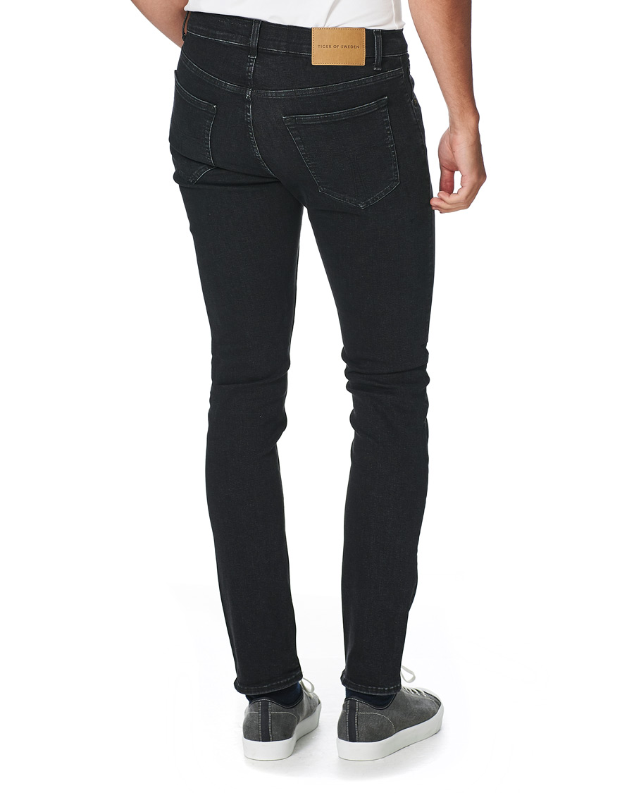 Heren | Jeans | Tiger of Sweden | Leon Superstretch Jeans Black Lead