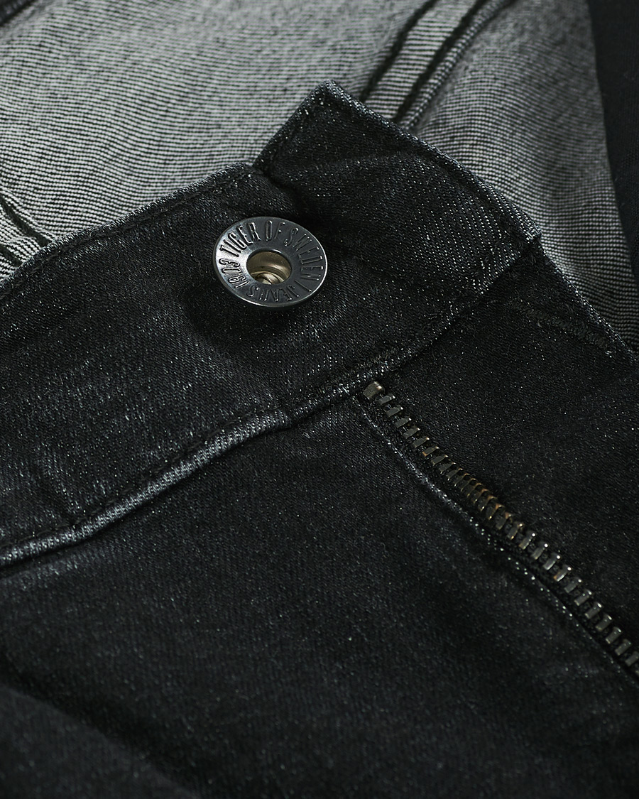 Heren | Jeans | Tiger of Sweden | Leon Superstretch Jeans Black Lead