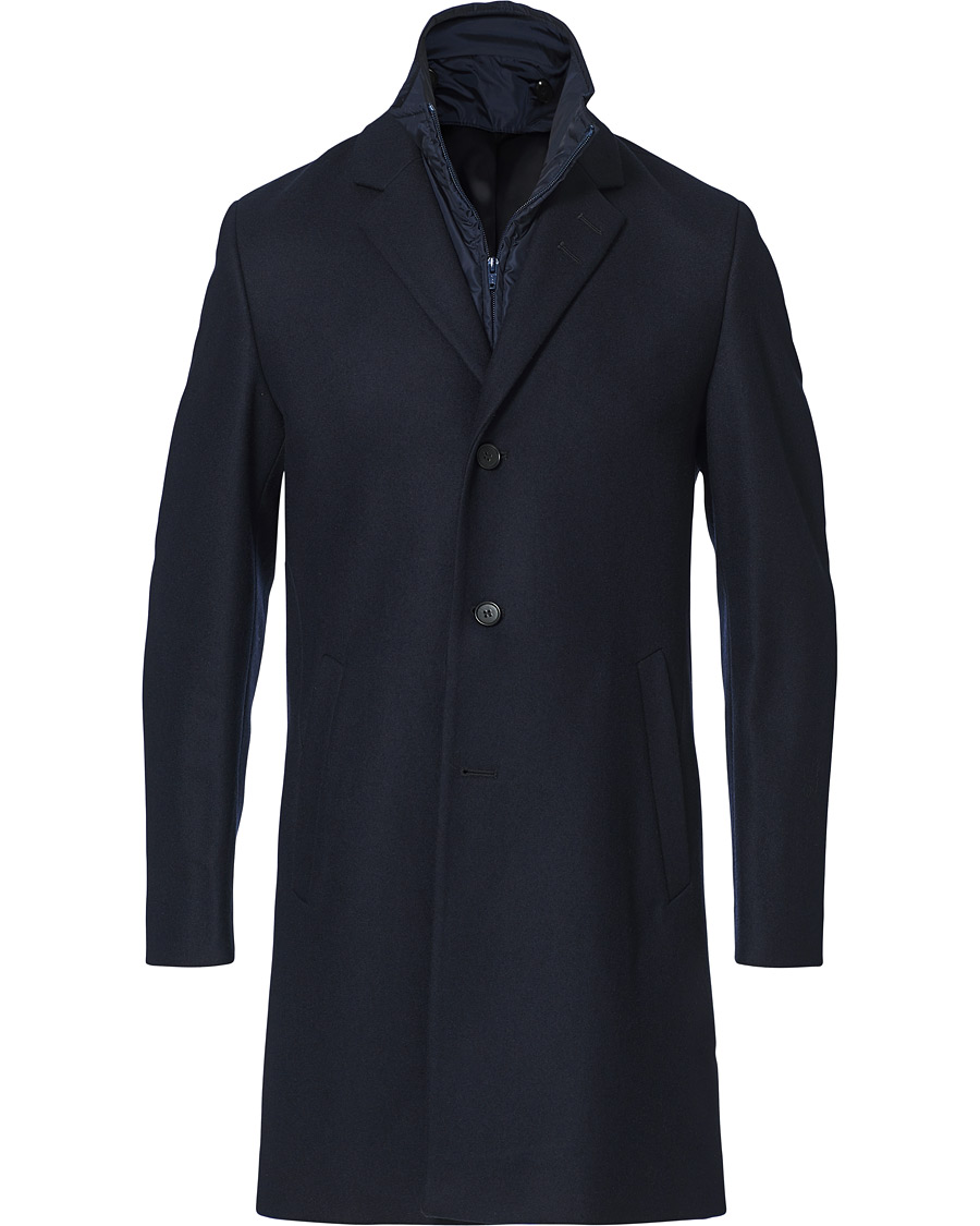 Heren | Jassen | Tiger of Sweden | Netley Wool Coat Navy
