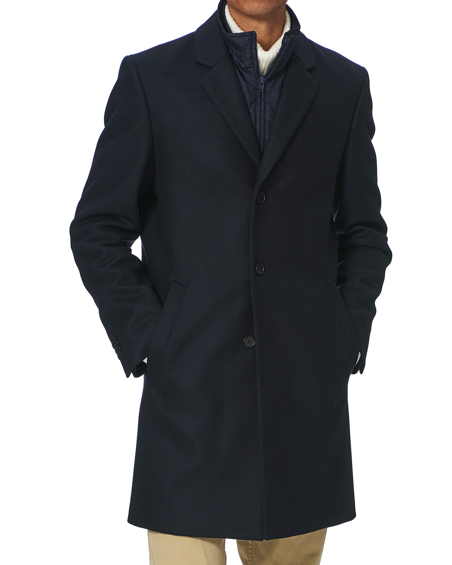 Heren | Jassen | Tiger of Sweden | Netley Wool Coat Navy