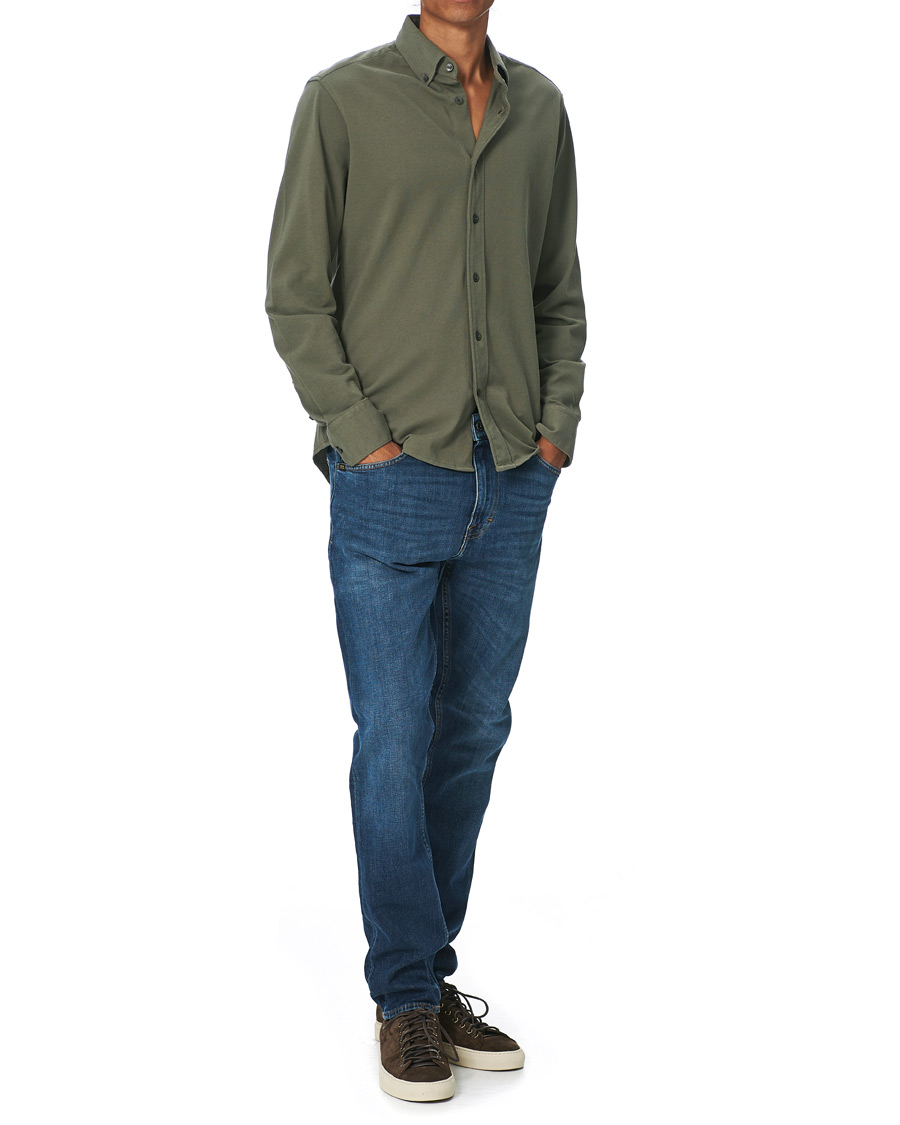Heren | Overhemden | Tiger of Sweden | Fenald Piquet Shirt City Green
