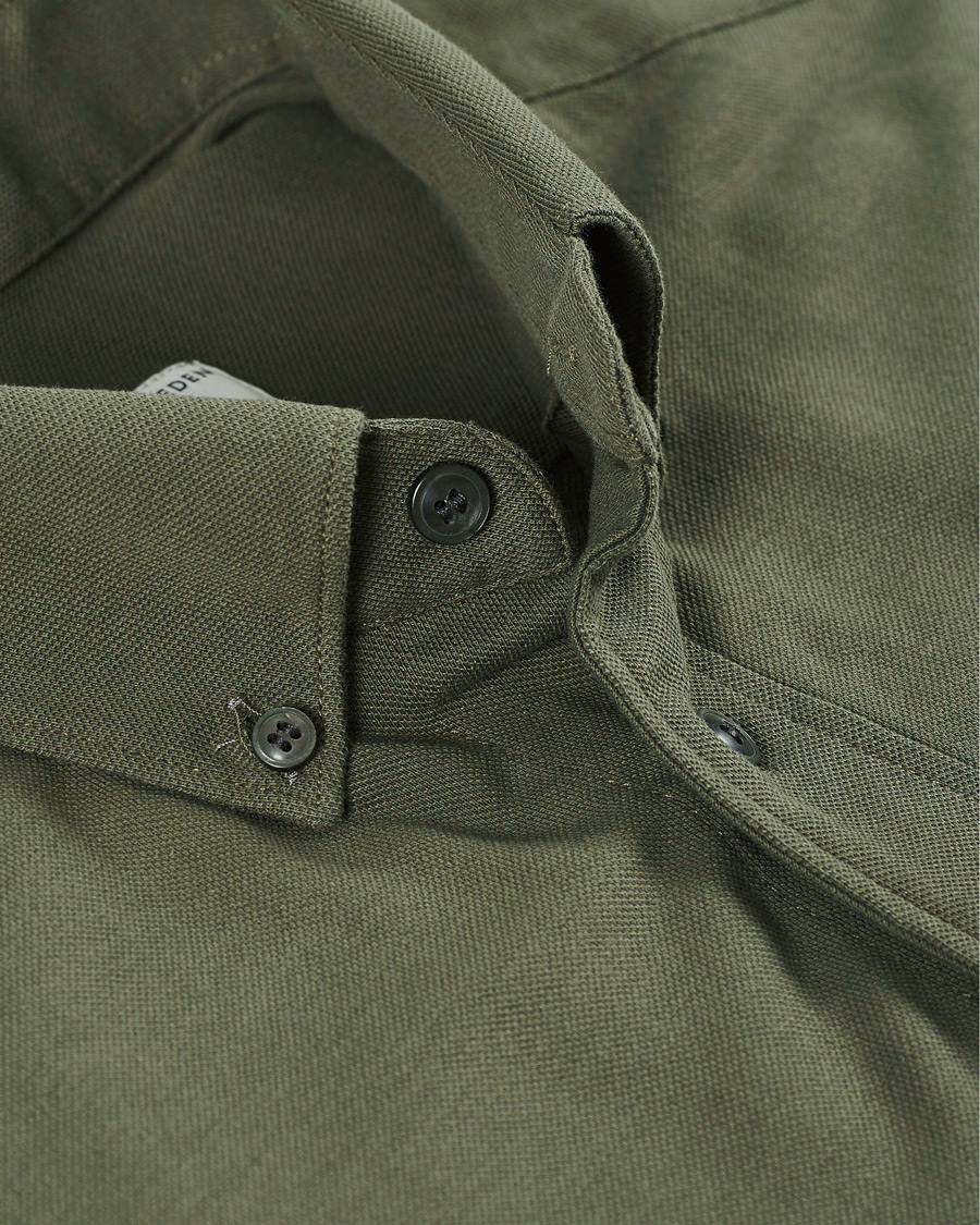 Heren | Overhemden | Tiger of Sweden | Fenald Piquet Shirt City Green