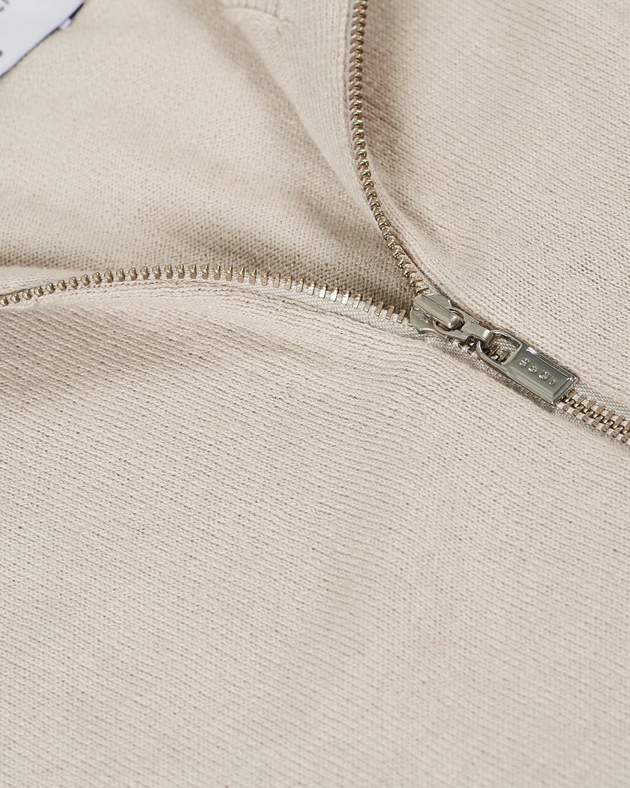 Heren | Truien | Tiger of Sweden | Kylen Cotton/Merino Zip Moonbeam