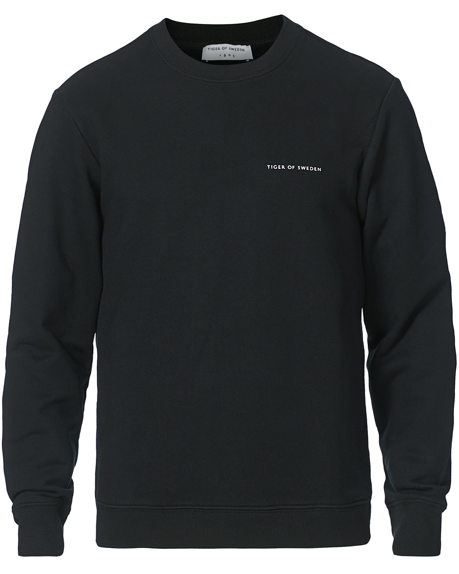 Heren | Truien | Tiger of Sweden | Emerson Cotton Sweatshirt Black