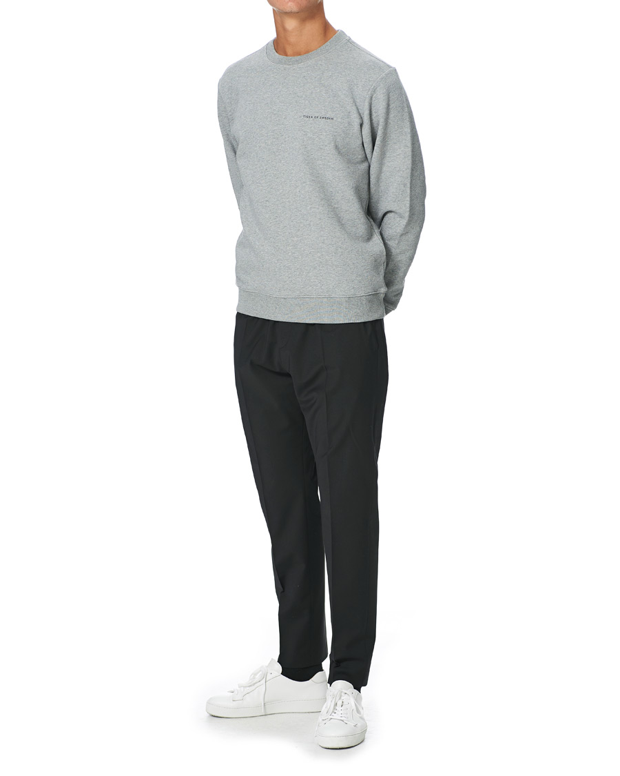Heren | Truien | Tiger of Sweden | Emerson Cotton Sweatshirt Mid Grey Mel