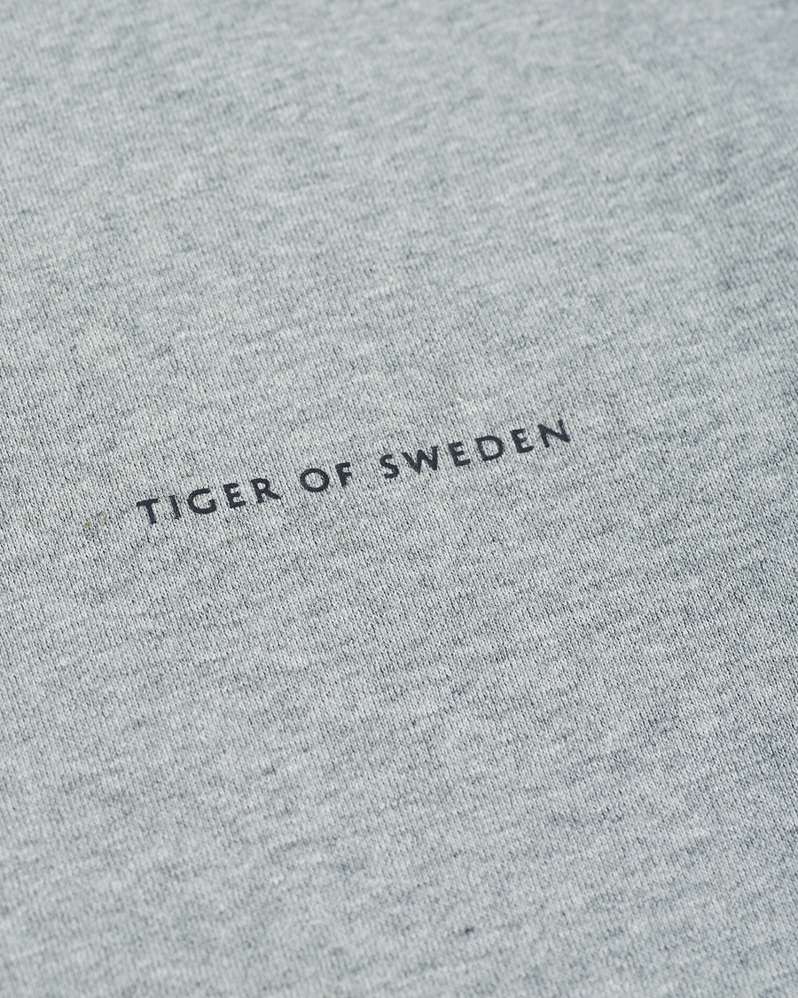 Heren | Truien | Tiger of Sweden | Emerson Cotton Sweatshirt Mid Grey Mel