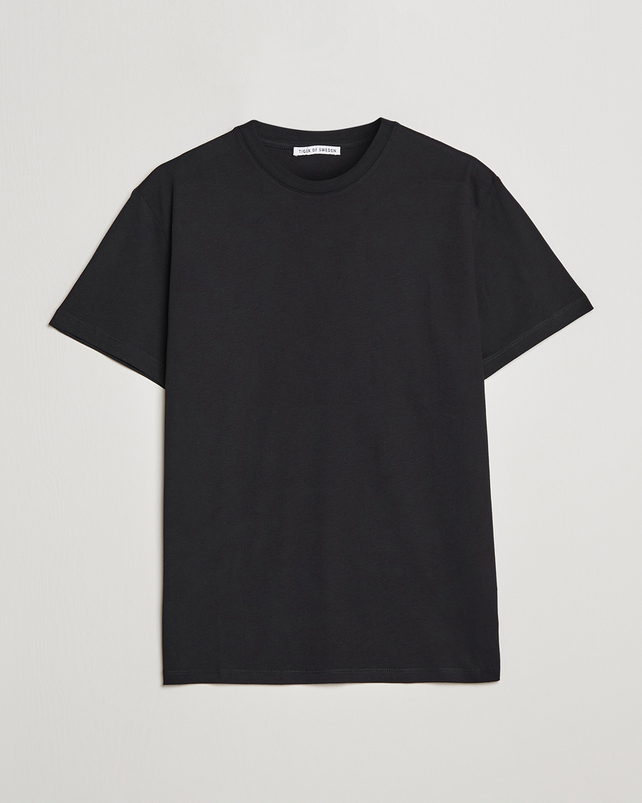 Heren | T-shirts | Tiger of Sweden | Dillan Cotton Tee Black