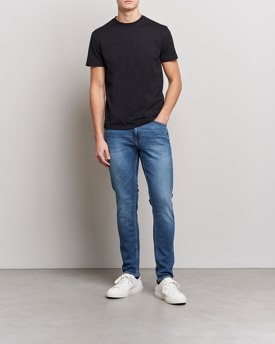 Heren | T-shirts | Tiger of Sweden | Dillan Cotton Tee Black