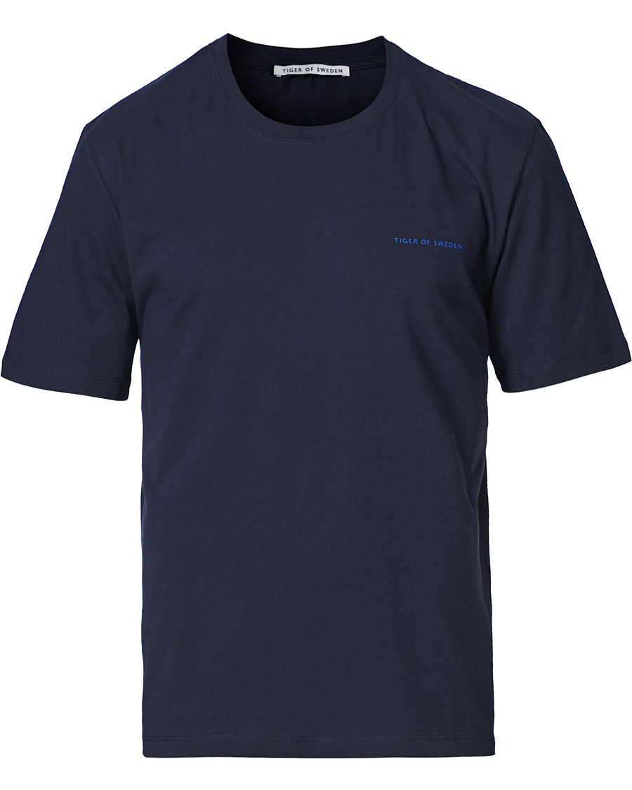Heren | T-shirts | Tiger of Sweden | Pro Cotton Logo Tee Light Ink