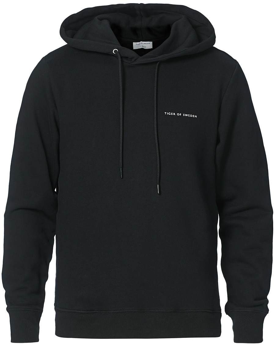Heren | Truien | Tiger of Sweden | Dominick Cotton Hoodie Black