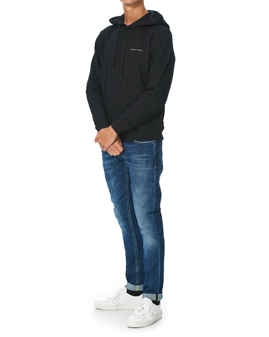 Heren | Truien | Tiger of Sweden | Dominick Cotton Hoodie Black