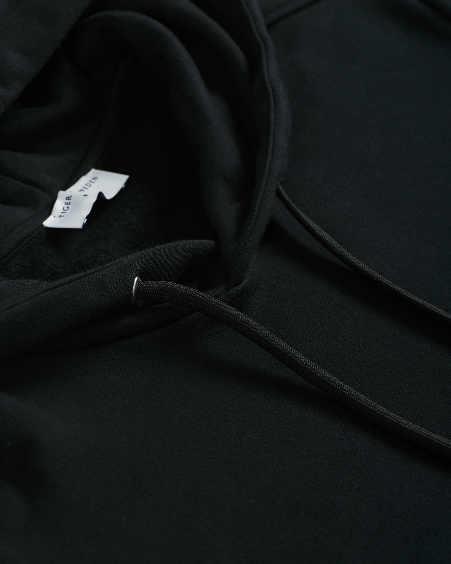 Heren | Truien | Tiger of Sweden | Dominick Cotton Hoodie Black