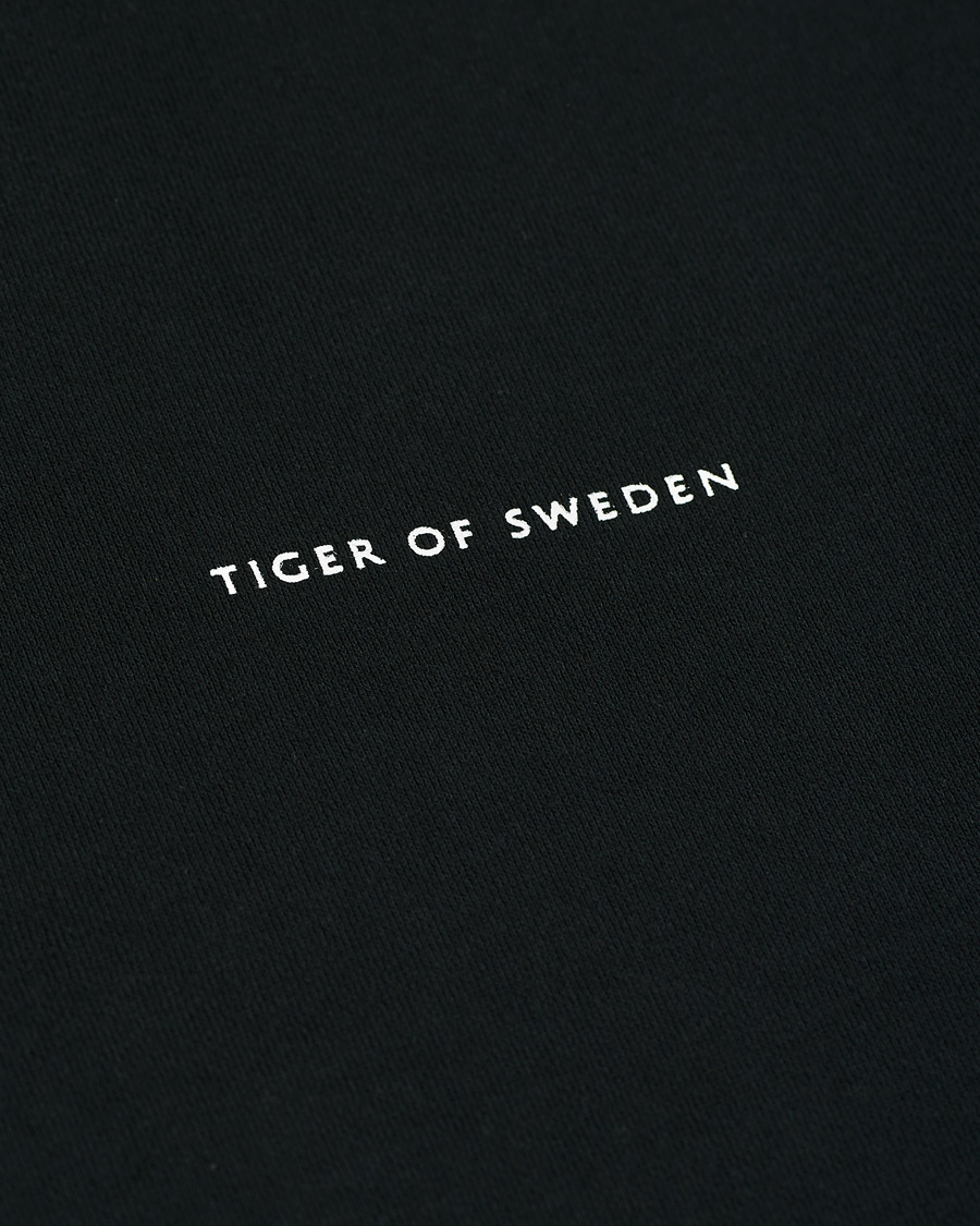 Heren | Truien | Tiger of Sweden | Dominick Cotton Hoodie Black