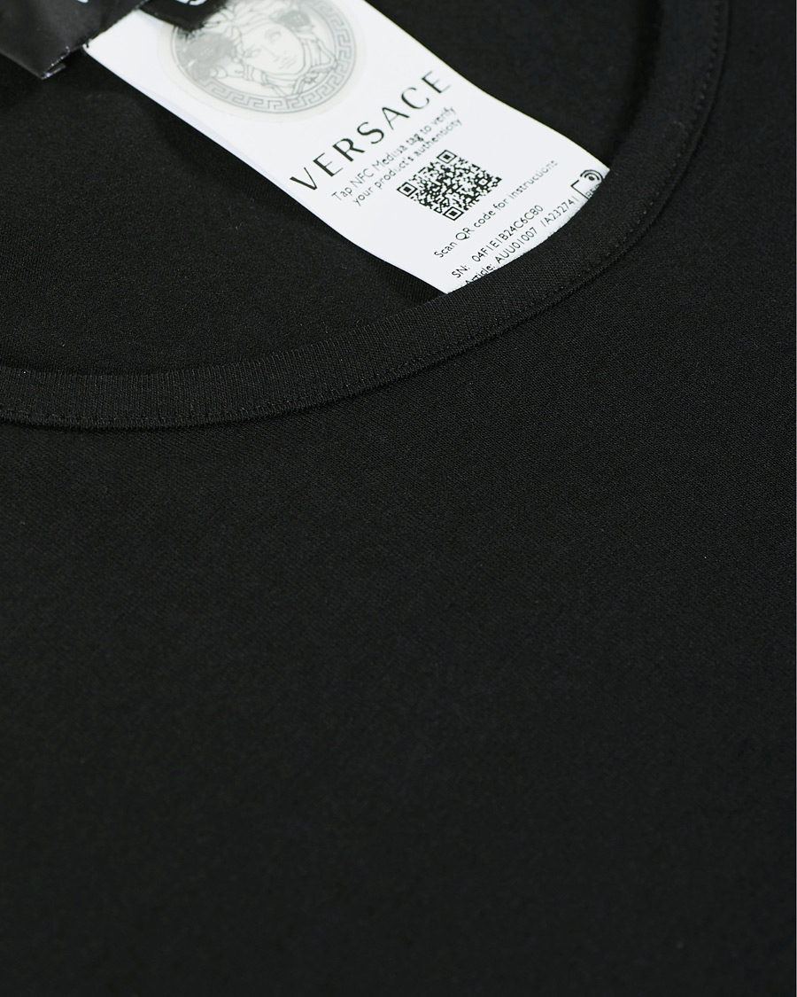 Heren | T-shirts | Versace | Medusa Long Sleeve Tee Black