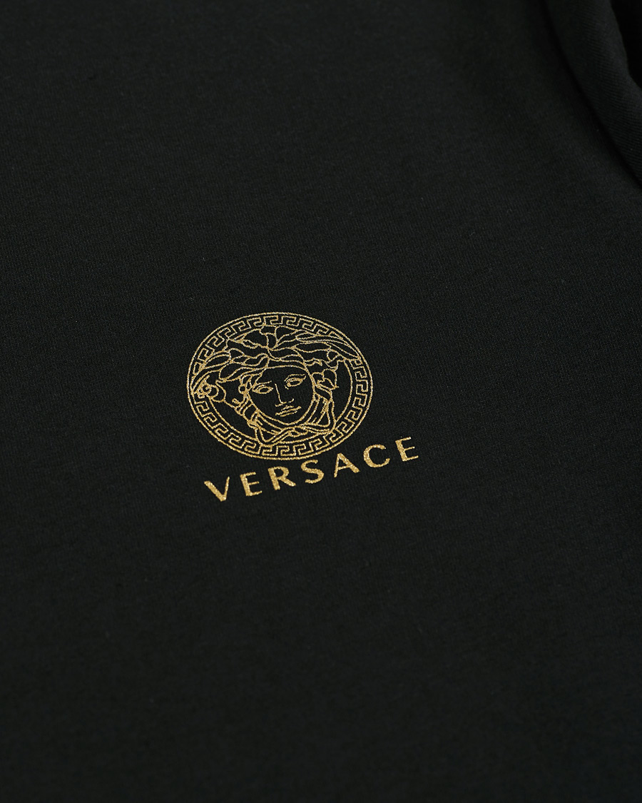 Heren | T-shirts | Versace | Medusa Long Sleeve Tee Black
