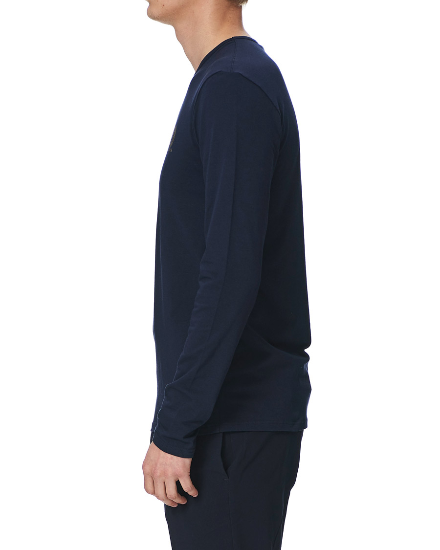 Heren | T-shirts | Versace | Medusa Long Sleeve Tee Navy