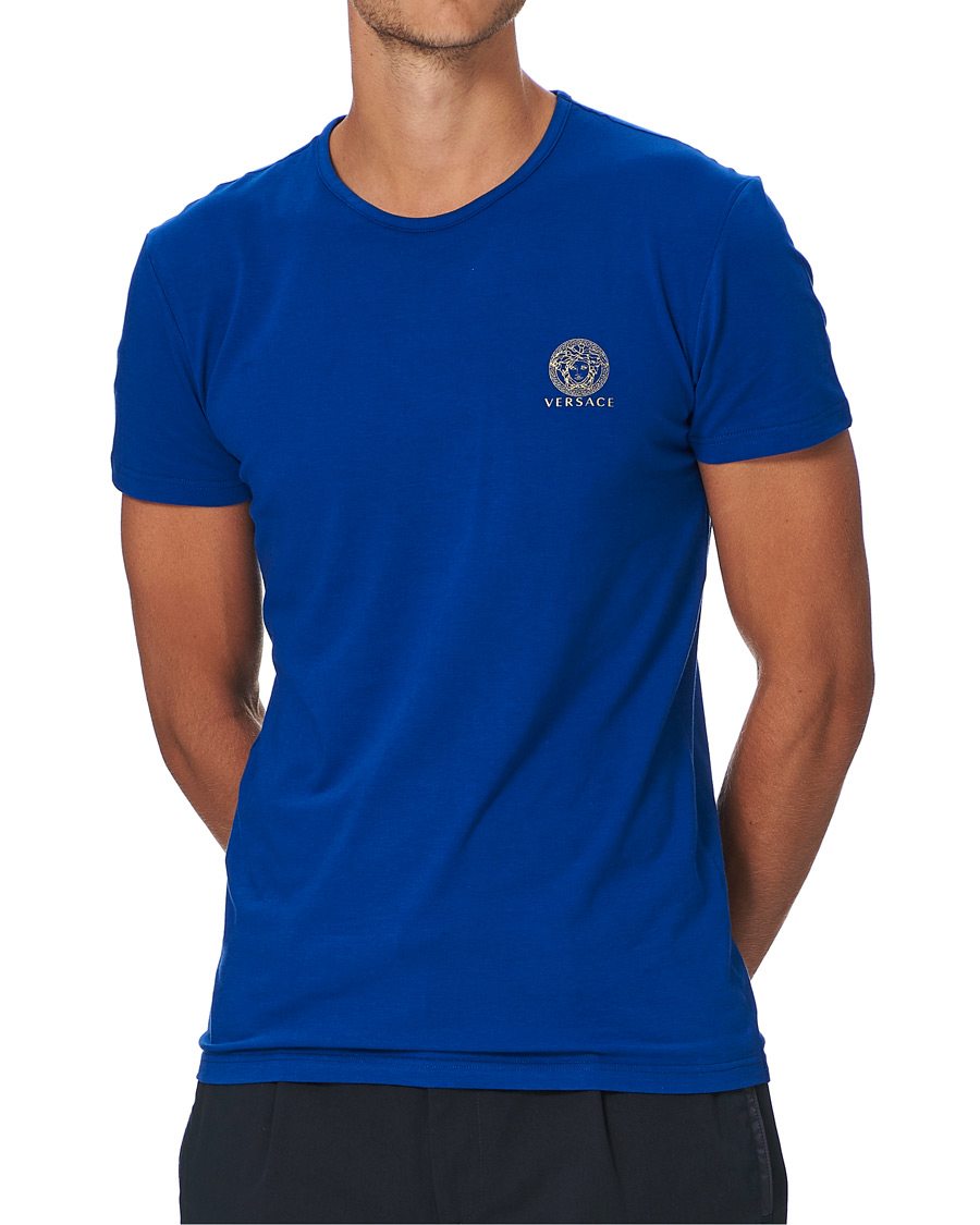 Heren | T-shirts | Versace | Medusa Tee Blue