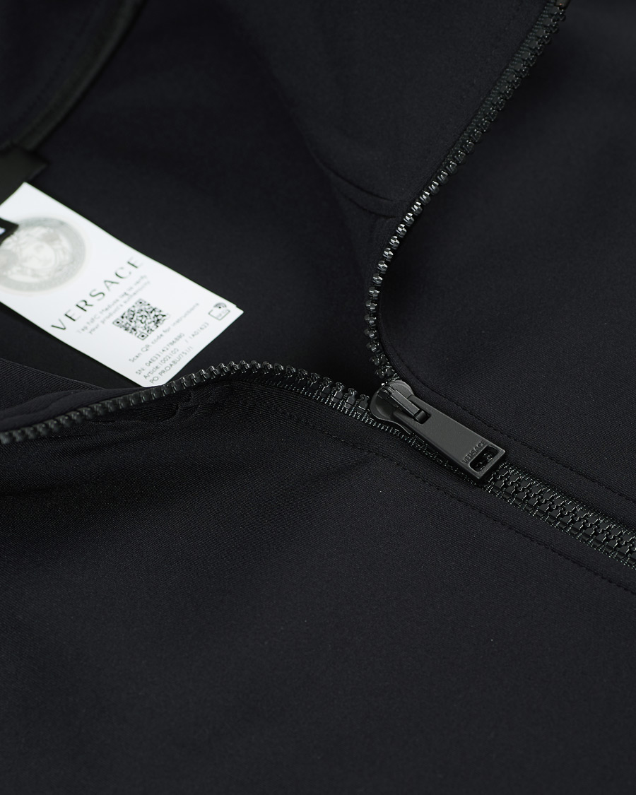 Heren | Truien | Versace | Monogram Zip Sweater Black