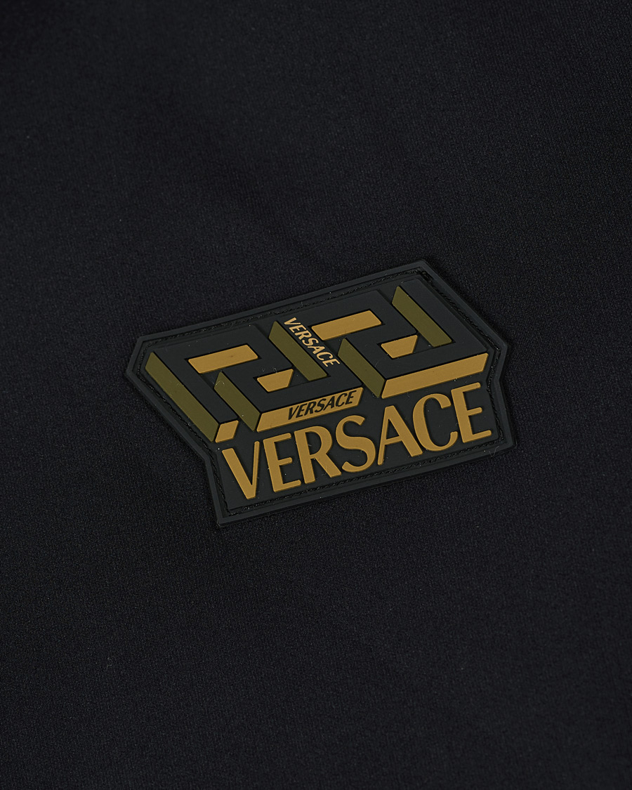 Heren | Truien | Versace | Monogram Zip Sweater Black