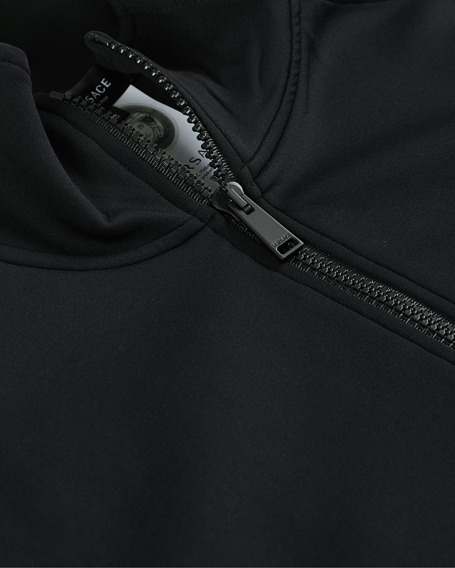 Heren | Truien | Versace | Monogram Zip Sweater Navy