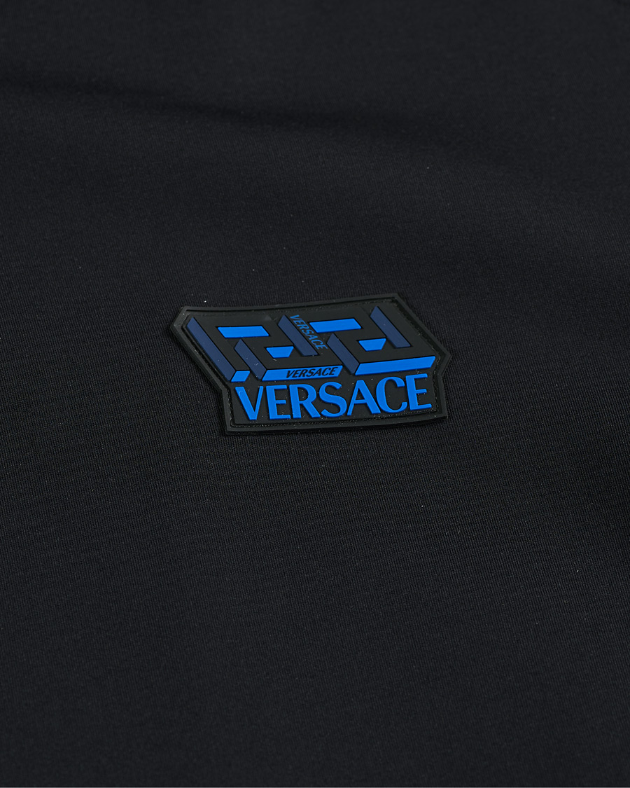 Heren | Truien | Versace | Monogram Zip Sweater Navy
