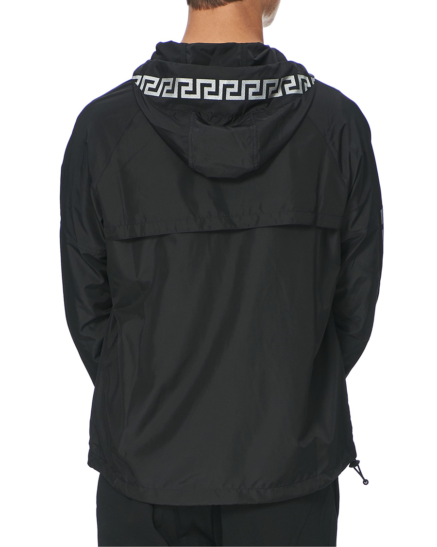 Heren | Jassen | Versace | Monogram Hooded Jacket Black