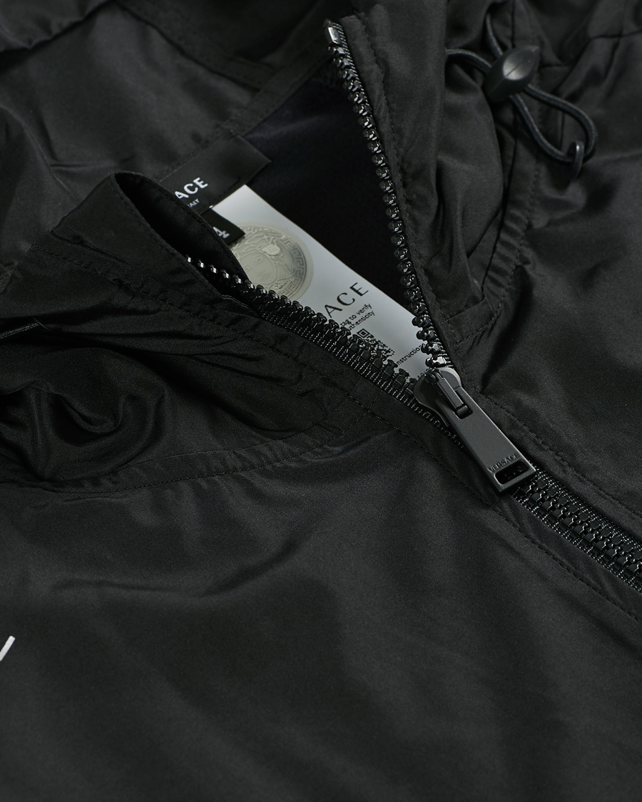 Heren | Jassen | Versace | Monogram Hooded Jacket Black