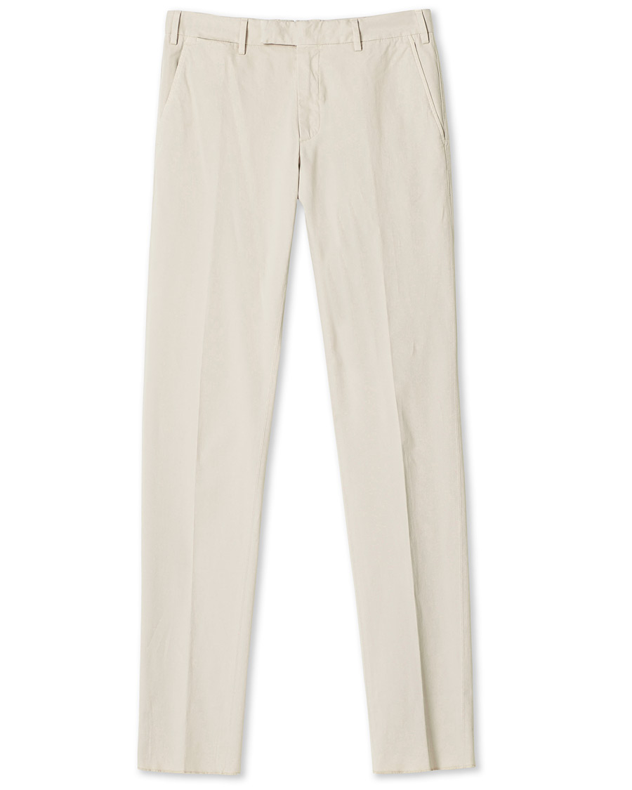 Heren | Broeken | Ermenegildo Zegna | Premium Cotton Trousers Beige