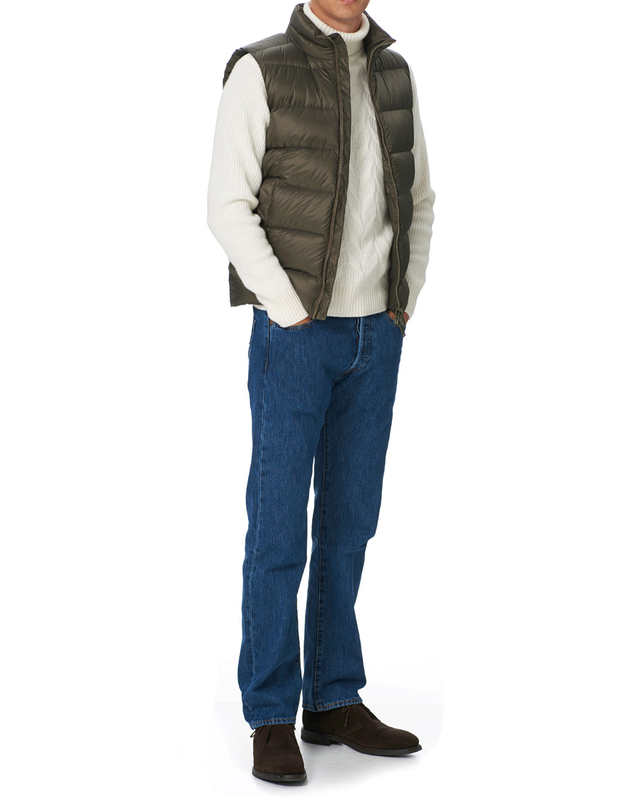 Heren | Jassen | Herno | Globe Down Puffer Gilet Forest Green 46