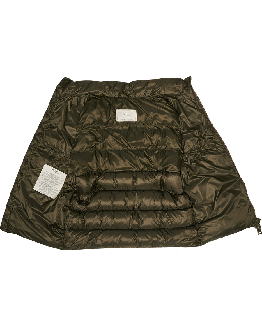 Heren | Jassen | Herno | Globe Down Puffer Gilet Forest Green 46